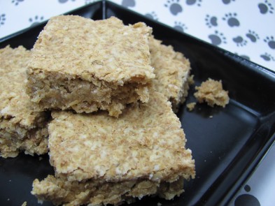 Oatmeal Squares Dog Treat/Biscuit Recipe Oatmeal Squares Dog Treat/Biscuit Recipe