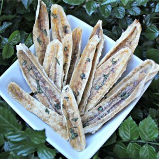 (wheat, gluten, grain and dairy-free, vegan, vegetarian) ginger basil banana jerky dog treat recipe