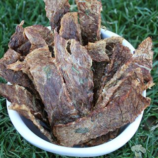 (grain. gluten, wheat and dairy-free) pineapple beef jerky dog treat recipe