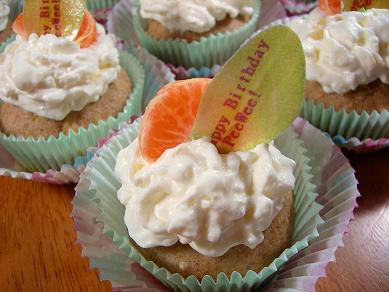 Pineapple orange cupcakes