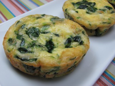 Spinach and Goat Cheese mini Quiche Dog Treat/Biscuit Recipe