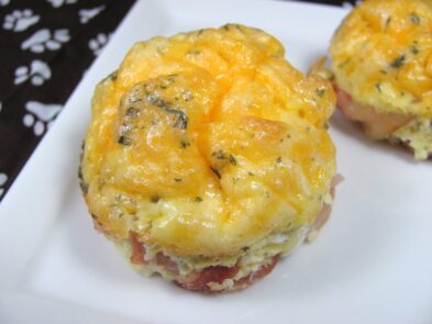 bacon egg cups dog treat/biscuit recipe
