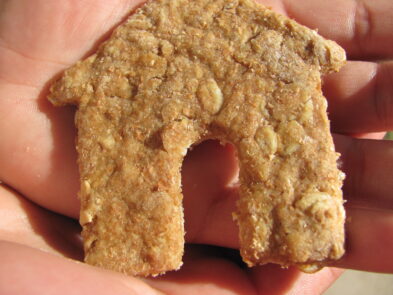 Peanut Butter Banana Dog Treat/Biscuit Recipe