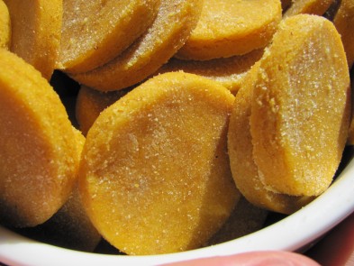 (Wheat-Free) Peanut Butter Pumpkin Dog Treat/Biscuit Recipe