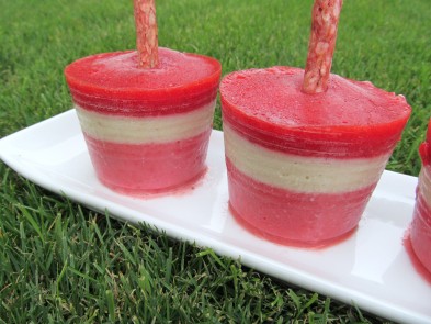 Strawberry Banana Popsicle Dog Treat Recipe