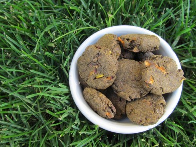 (grain and gluten free) peanut butter carrot dog treat/biscuit recipe