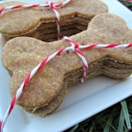 (dairy-free, vegan and vegetarian) peanut butter apple dog treat/biscuit recipe