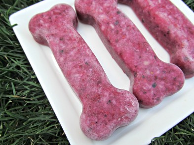 berry chicken pup-sicles dog treat recipe