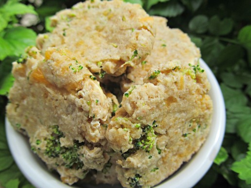 (wheat-free) broccoli cheese dog treat/biscuit recipe