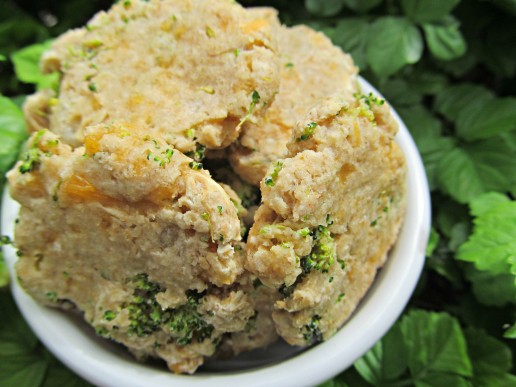 (wheat-free) broccoli cheese dog treat/biscuit recipe