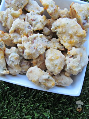 (wheat and gluten-free) cheddar bacon dog treat/biscuit recipe