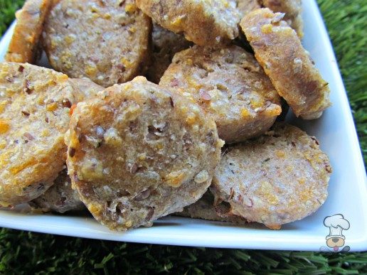 (wheat-free) flax & cheese dog treat/biscuit recipe