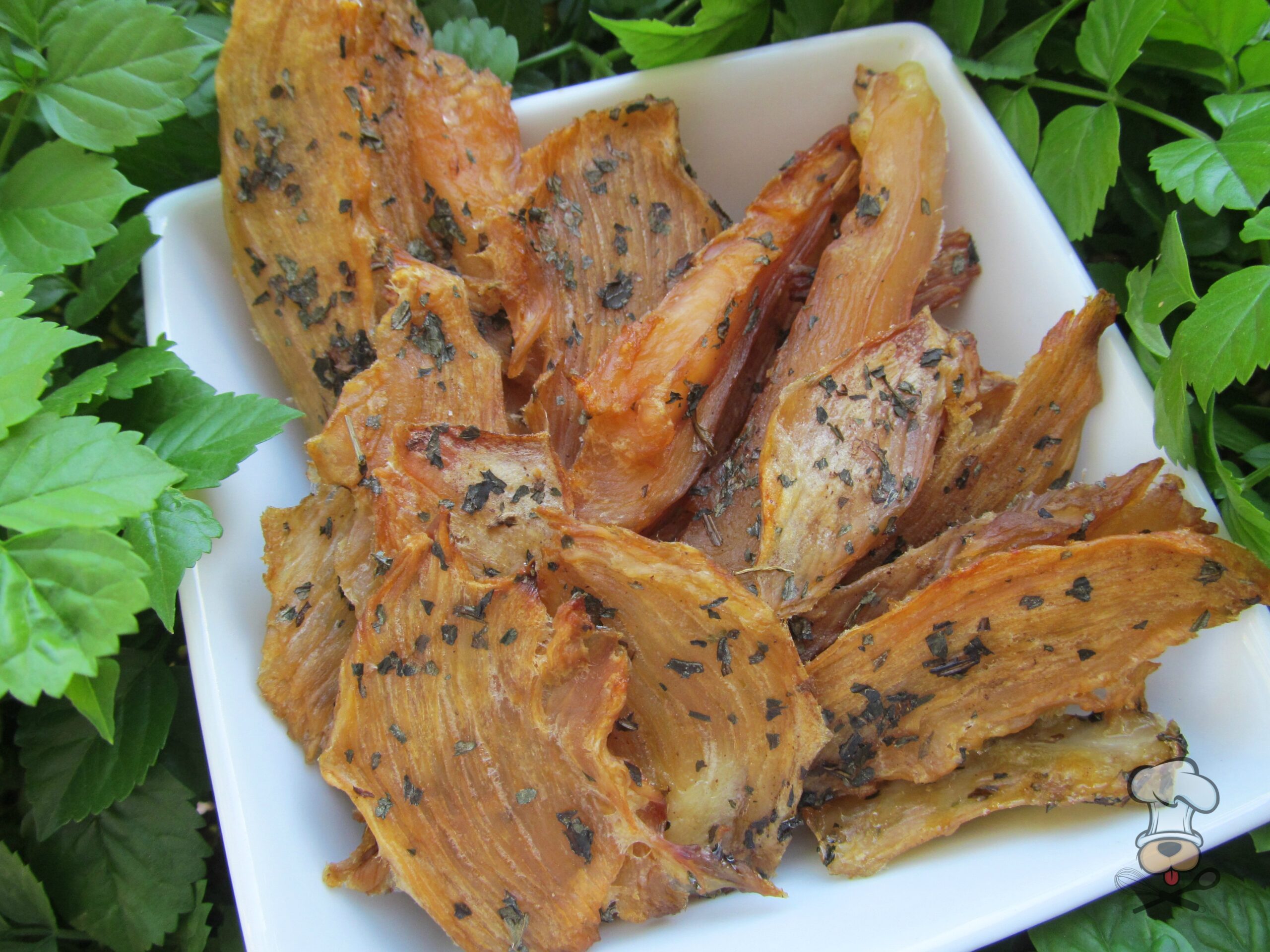 molasses mint chicken jerky Doggy Dessert Chef