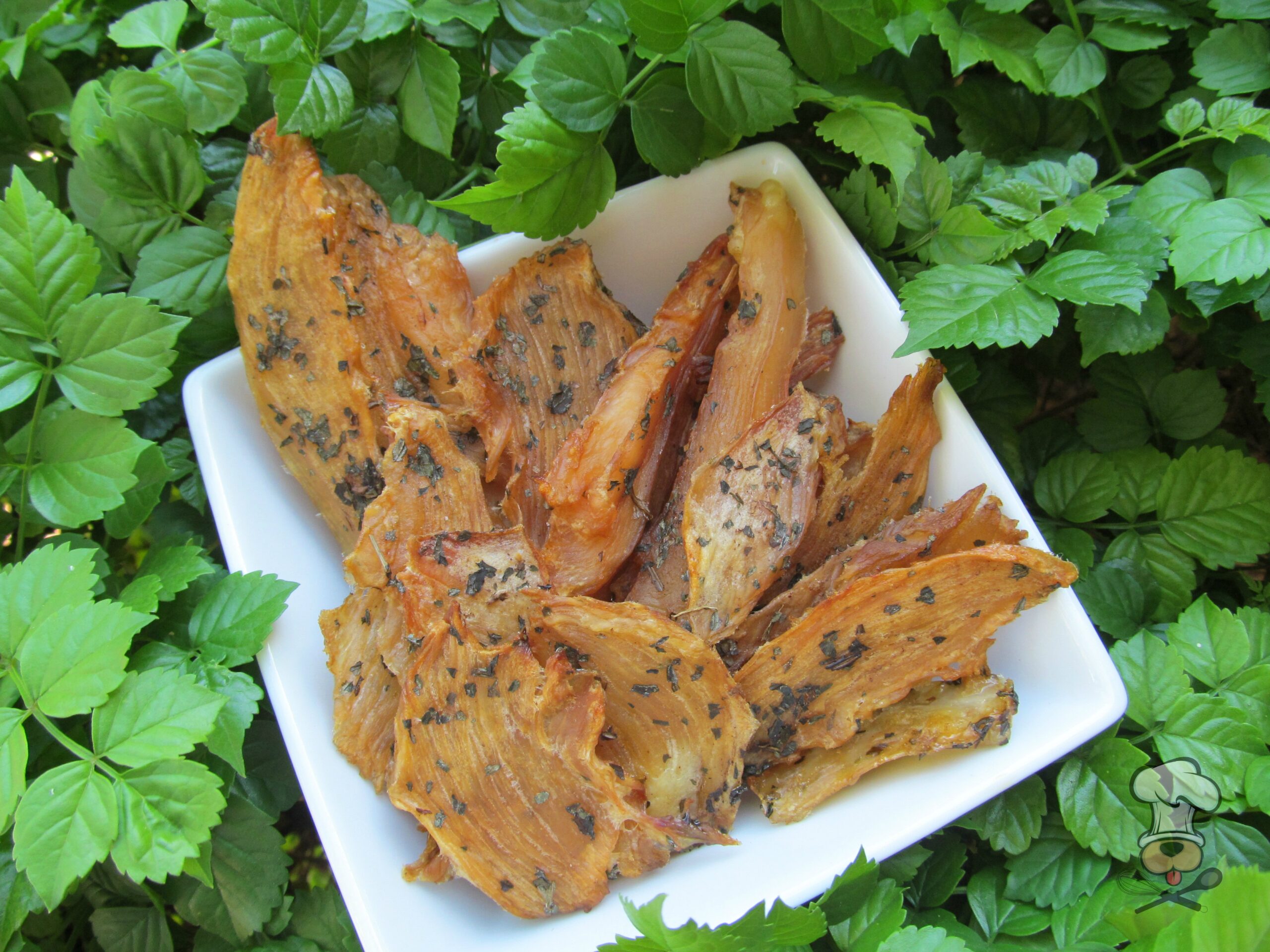 (dairy, wheat, grain and gluten-free) molasses mint chicken jerky dog treat recipe