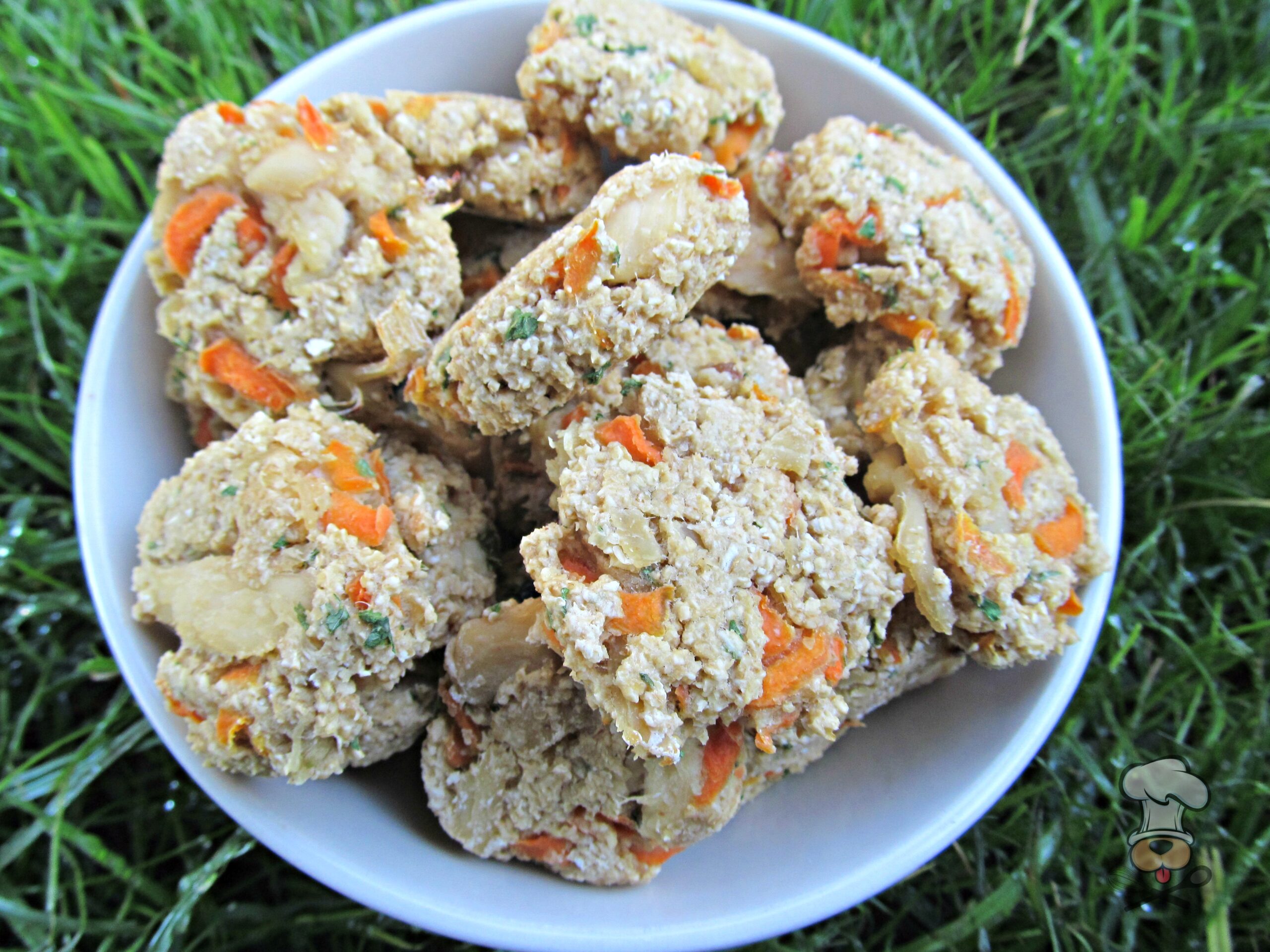 (dairy and wheat-free) carrot ginger chicken dog treat/biscuit recipe