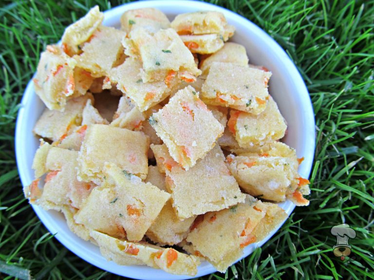 (gluten and wheat-free, vegetarian) cheese, carrot & parsley dog treat/biscuit recipe