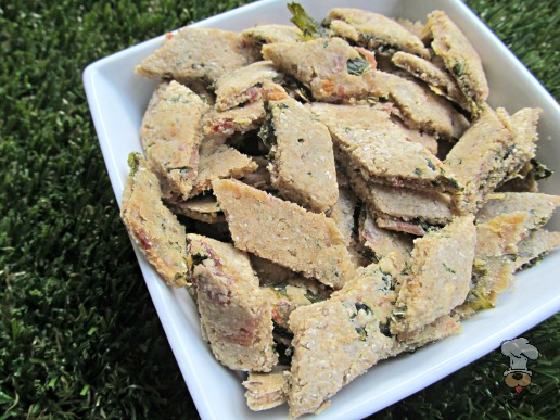 (wheat and dairy-free) apple bacon kale dog treat/biscuit recipe