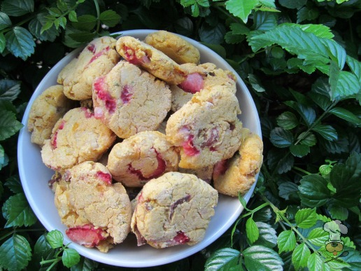 (wheat, dairy and gluten-free) sweet potato strawberry chicken dog treat/biscuit recipe