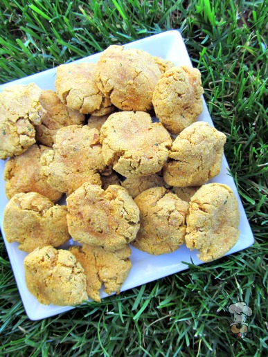 (gluten, grain and wheat-free) parsley pumpkin chicken dog treat/biscuit recipe