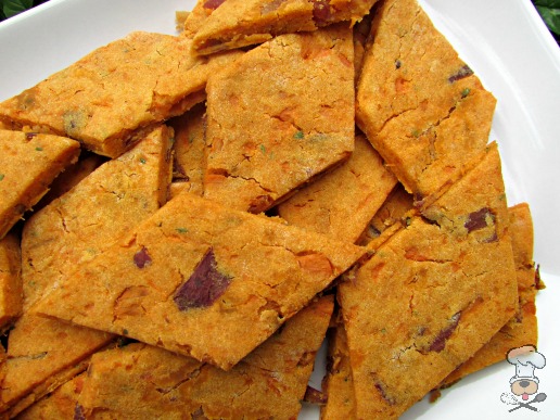 (gluten, wheat and dairy-free) sweet potato bacon dog treat/biscuit recipe