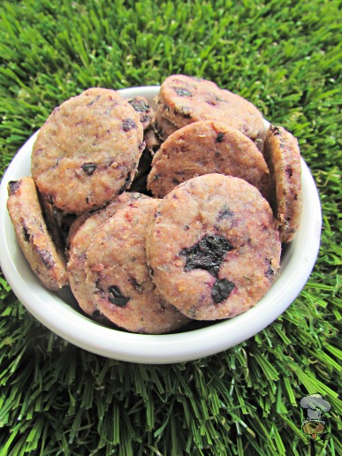 (wheat-free) blueberry goat cheese dog treat/biscuit recipe