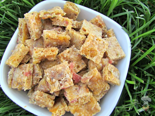 (wheat-free) bacon cheddar thyme dog treat/biscuit recipe