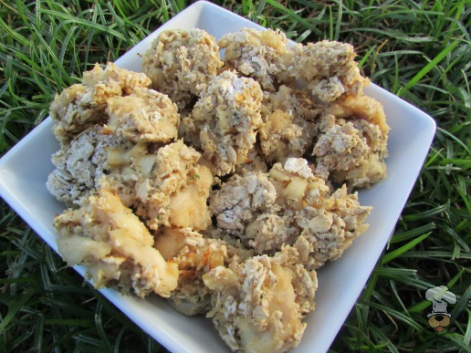 (wheat and dairy-free) mint oat chicken dog treat/biscuit recipe