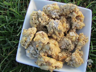(wheat and dairy-free) mint oat chicken dog treat/biscuit recipe