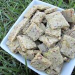 (wheat, gluten, dairy-free, vegan, vegetarian) flax seed zucchini banana dog treat biscuit recipe