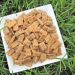 (wheat and dairy-free, vegan, vegetarian) peanut butter apple cinnamon dog treat/biscuit recipe
