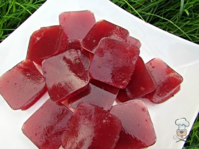 (wheat, gluten, grain and dairy-free) pomegranate apple gummy dog treat recipe