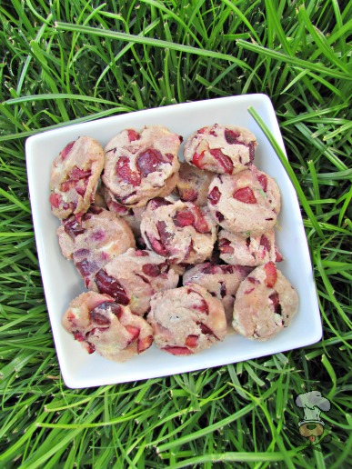 (wheat and gluten-free) cherry goat cheese thyme dog treat/biscuit recipe