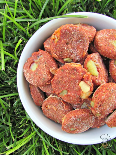 tomato mint kiwi chicken dog treat/biscuit recipe