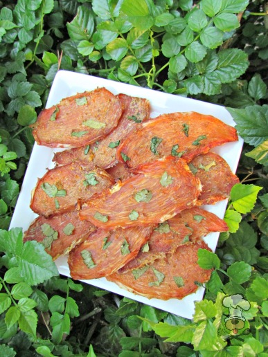 (wheat, gluten, grain and dairy-free) basil pear chicken jerky dog treat recipe