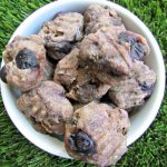 (wheat and dairy-free) blueberry beef liver dog treat/biscuit recipe