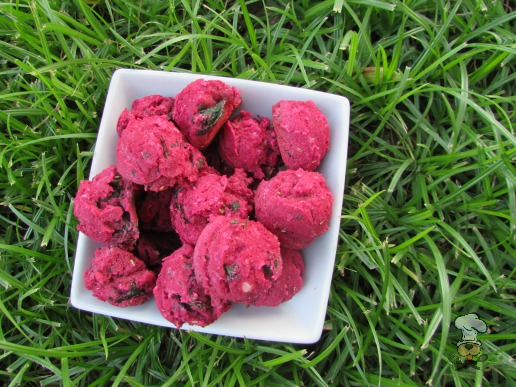 (wheat and gluten-free) rosemary beet kale dog treat/biscuit recipe