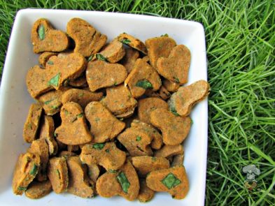 {spot farms} sweet potato spinach dog treat/biscuit recipe