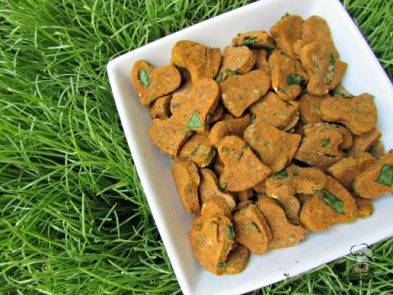 {spot farms} sweet potato spinach dog treat/biscuit recipe