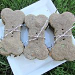 (wheat, gluten and dairy-free, vegan, vegetarian) peanut butter cantaloupe dog treat/biscuit recipe