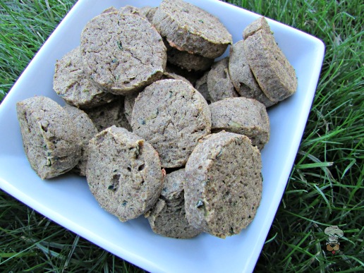 (wheat and dairy-free, vegan, vegetarian) cucumber cantaloupe dog treat/biscuit recipe