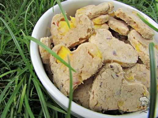 (wheat, gluten and dairy-free) mango lavender dog treat/biscuit recipe