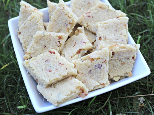 (wheat, gluten and dairy-free) pineapple bacon rosemary dog treat/biscuit recipe