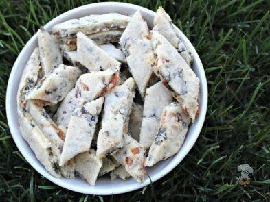 (wheat and gluten-free) parmesan bacon seaweed dog treat/biscuit recipe