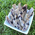 (gluten and wheat-free) blueberry pear biscotti dog treat recipe