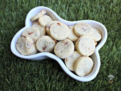 (gluten and wheat-free) parmesan parsley bacon dog treat/biscuit recipe