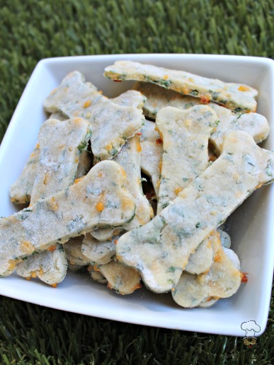 (wheat and gluten-free) cheese and parsley dog treat/biscuit recipe