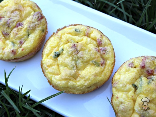 (wheat, gluten and grain-free) bacon & cheese mini-quiche dog treat recipe