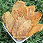 (wheat, grain, gluten and dairy-free) ginger mango chicken jerky dog treat recipe