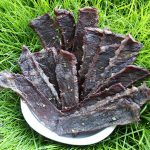 (wheat, grain, gluten and dairy-free) blackberry beef jerky dog treat recipe