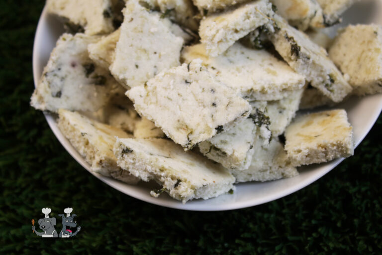 cheesy collard greens dog treat recipe